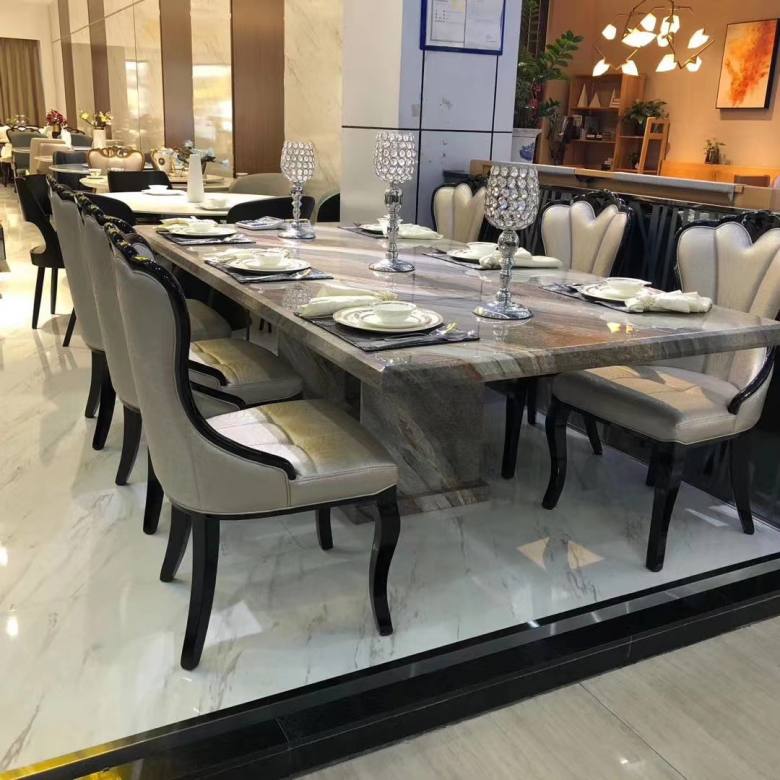 客戶(hù)訂做的大理石餐桌餐椅.jpg